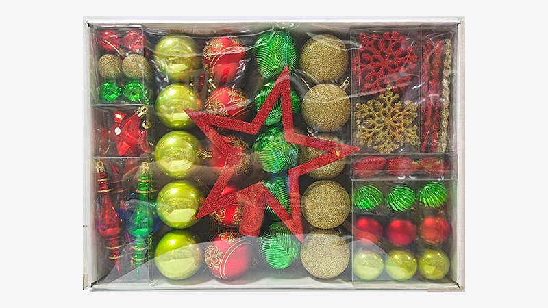 What can Christmas decorative balls be used for?